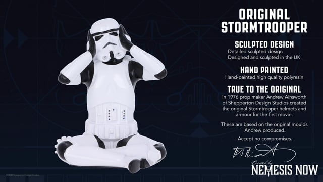 Hear No Evil Stormtrooper 10cm ORIGINAL STORMTROOPER NEMESIS NOW