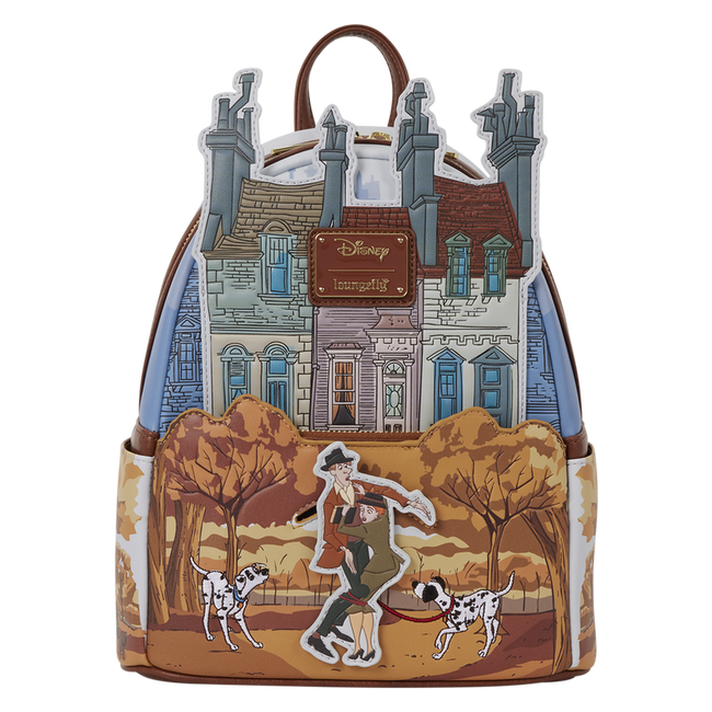 101 Dalmatians Roger & Anita Scene Mini Backpack LOUNGEFLY