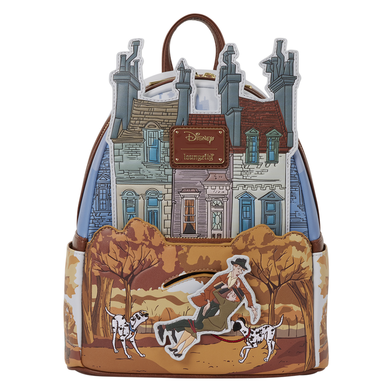 101 Dalmatians Roger & Anita Scene Mini Backpack LOUNGEFLY