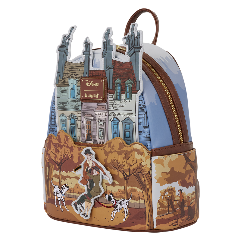101 Dalmatians Roger & Anita Scene Mini Backpack LOUNGEFLY