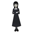 Wednesday Loungefly Paper Doll Pin Badge
