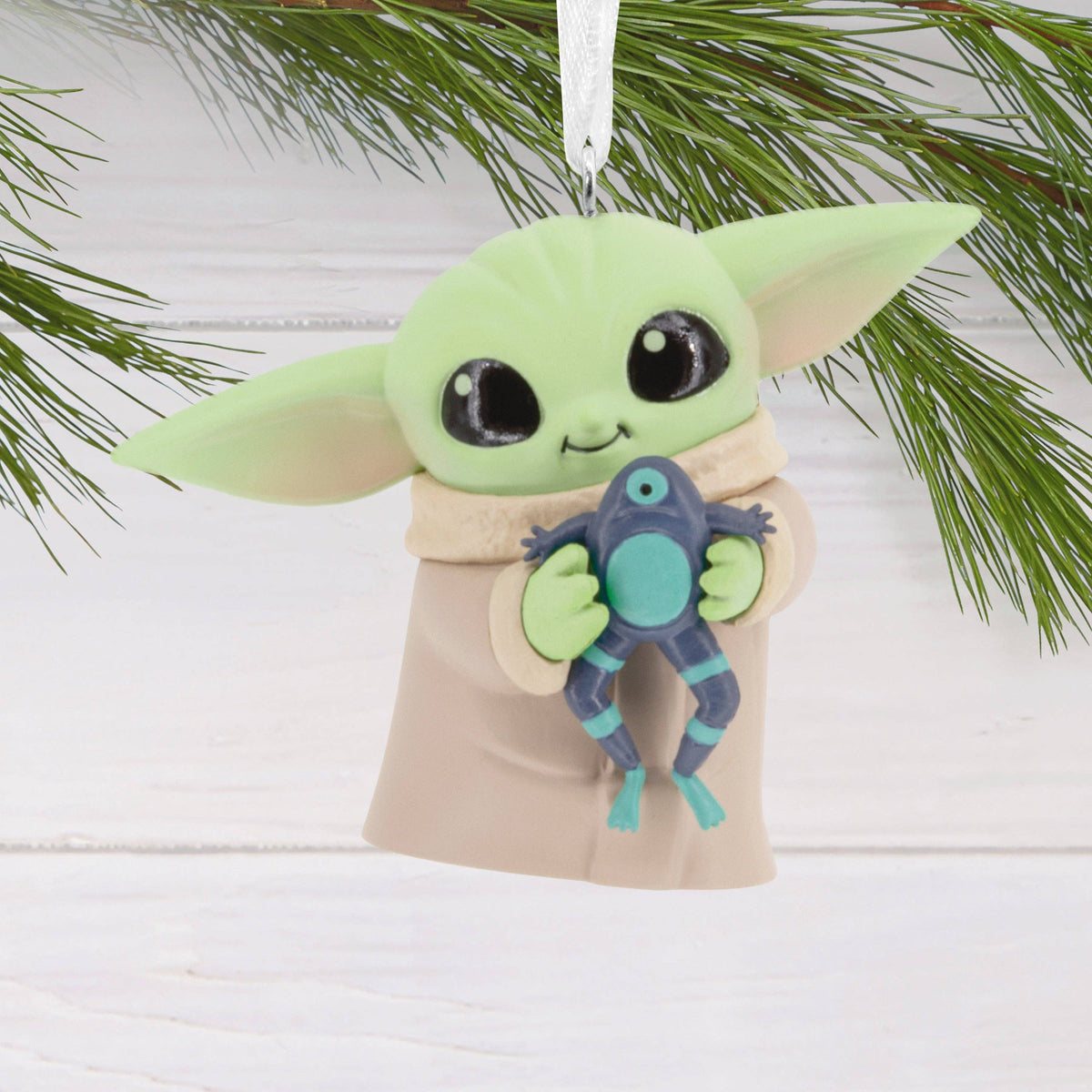 Signature Ceramic Mandalorian Grogu Ornament