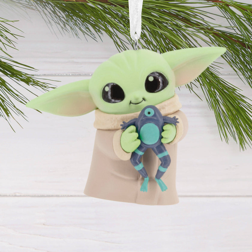 Signature Ceramic Mandalorian Grogu Ornament