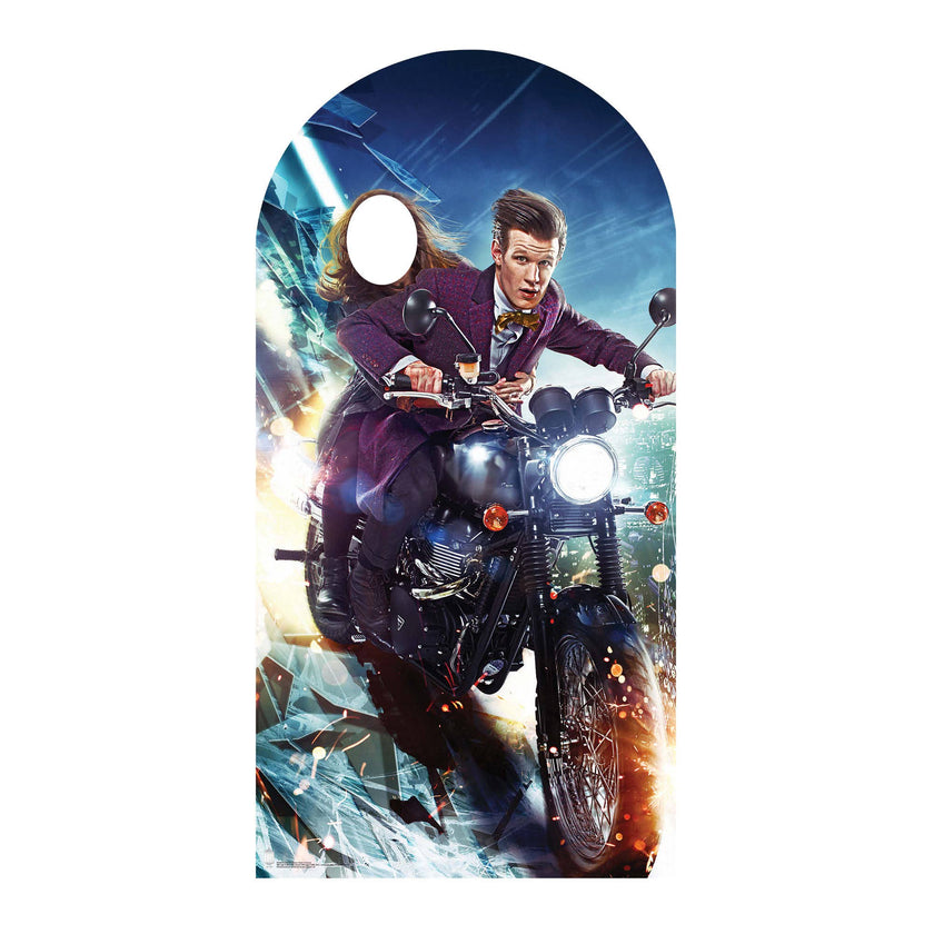 SC660 The Doctor and Clara Stand In Cardboard Cut Out Height 185cm