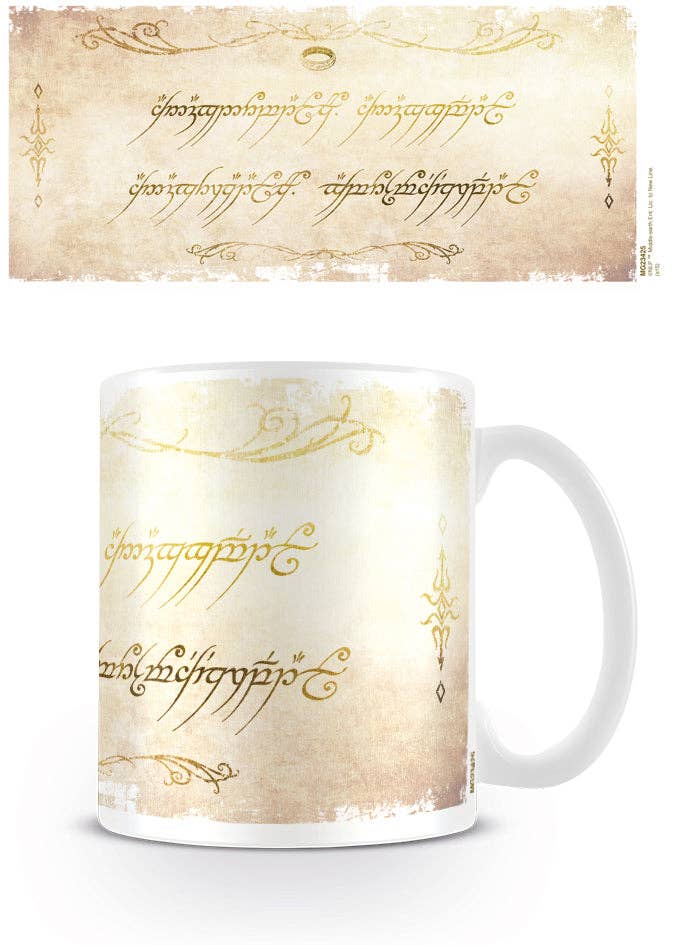 The Lord of the Rings (Ring Inscription): 11oz/315ml