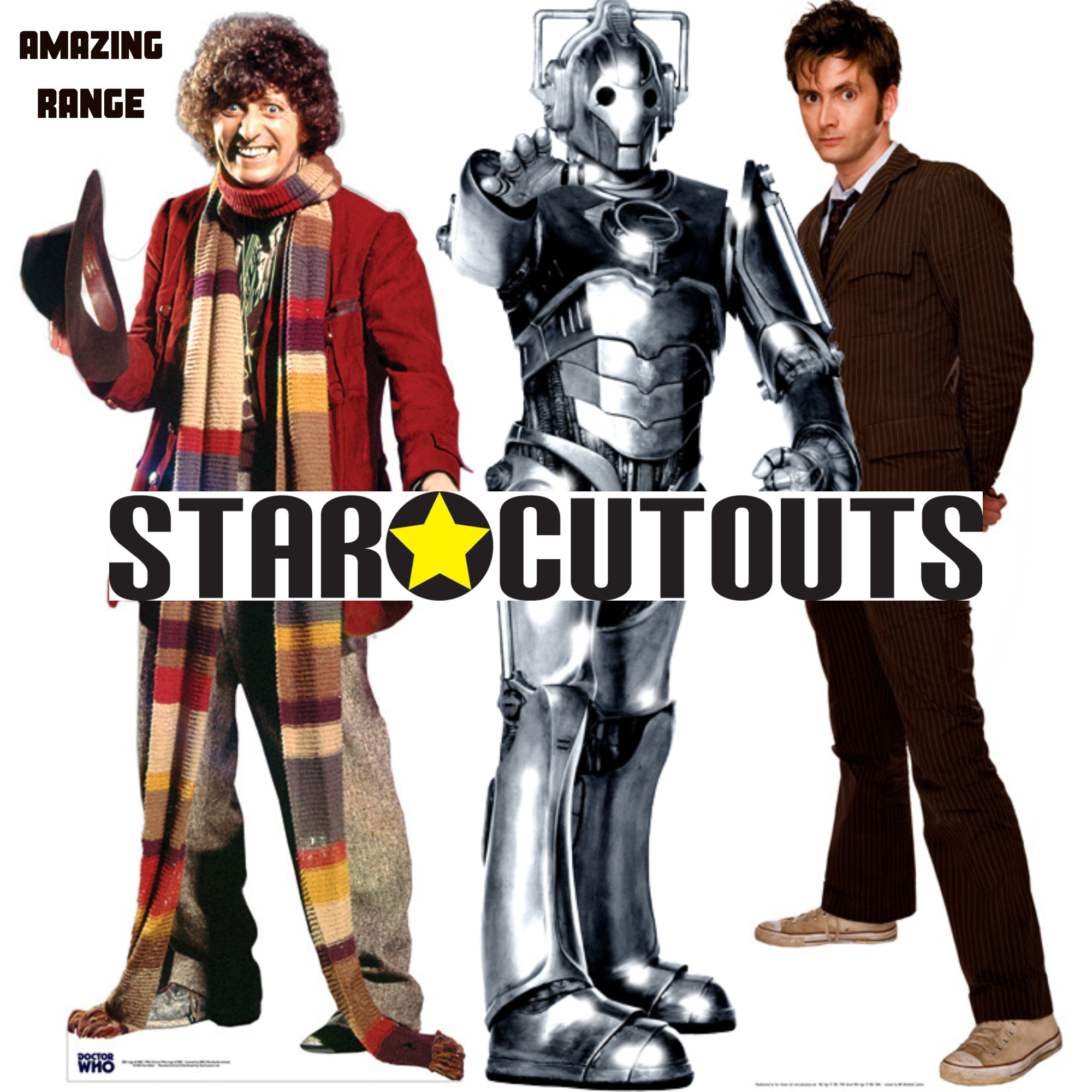 SC031 Weeping Angel Blink Angel Cardboard Cut Out Height 191cm