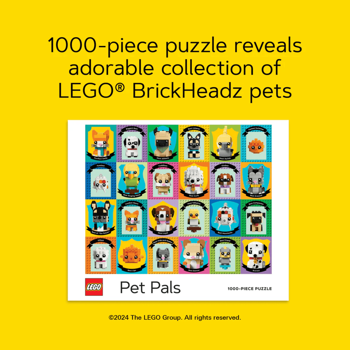 LEGO Pet Pals 1000-Piece Puzzle