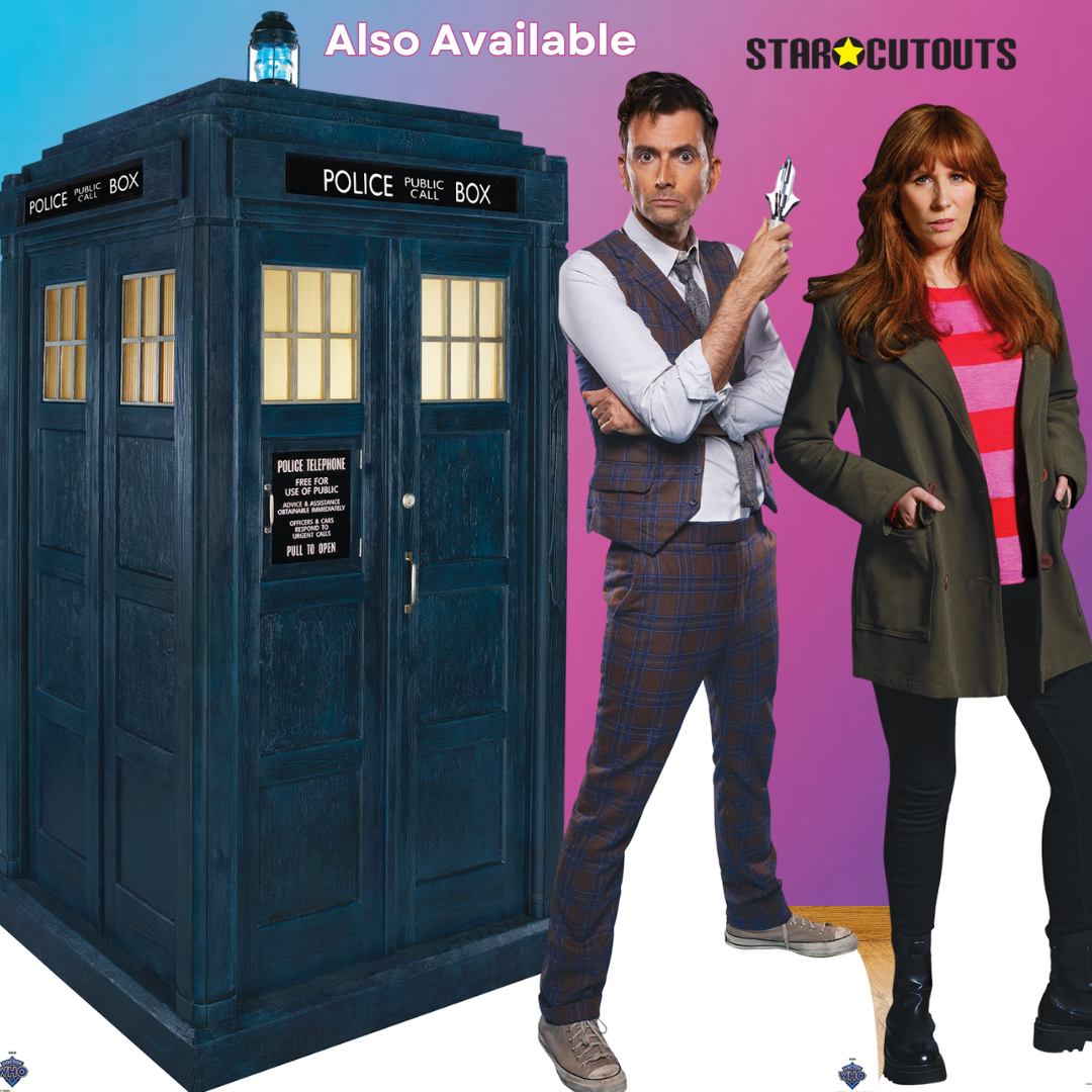 SC4391 TARDIS Police Box Doctor Who  Cardboard Cut Out Height 173cm Doctor Who Cardboard Cutouts | Life Size Characters UK