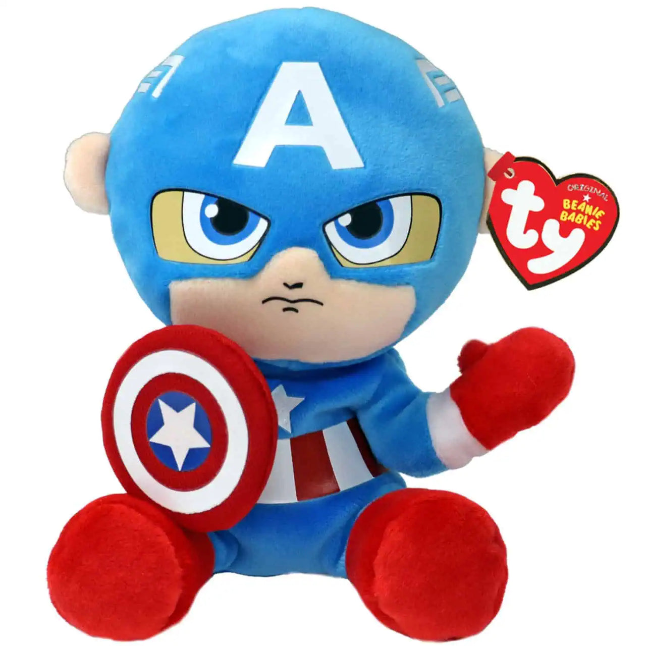TY Beanie Babies Marvel – Captain America – Regular Soft