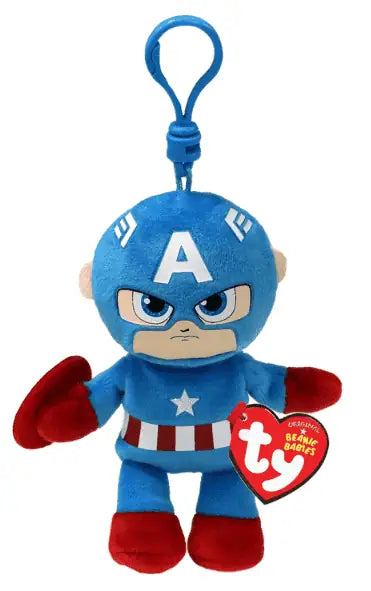 TY Beanie Babies Clip – Marvel Captain America