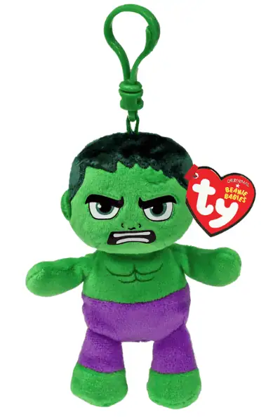TY Beanie Babies Clip – Marvel Hulk
