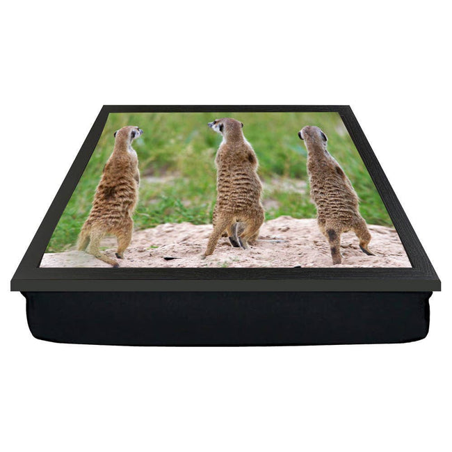 Meerkats standing lap tray