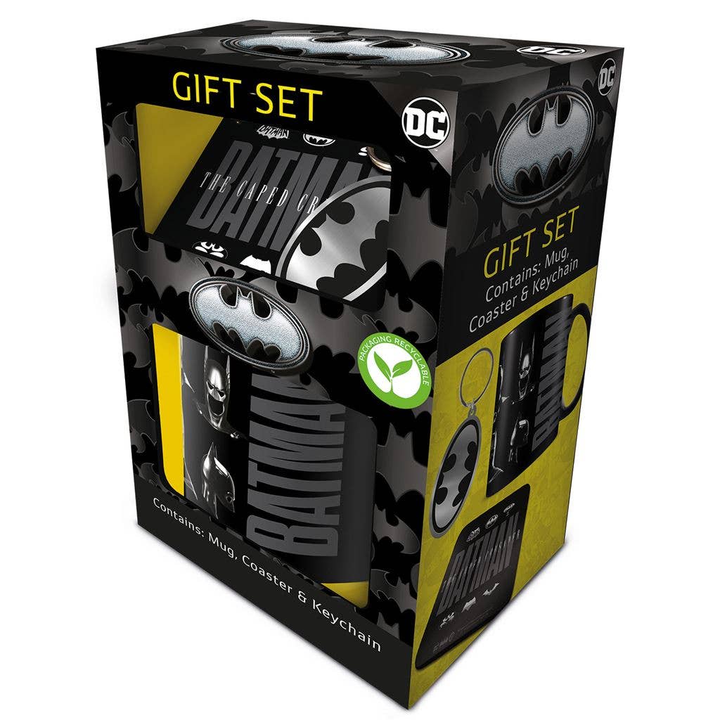 Batman Gift Set (Mug, Coaster & Keychain)