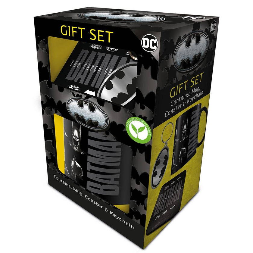 Batman Gift Set (Mug, Coaster & Keychain)