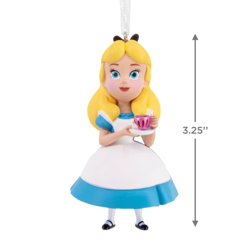 Disney Hanging Keepsake - Alice In Wonderland With Tea Cup