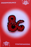 Red Ampersand Enamel Pin Badge | 1 Pcs Metal Pin