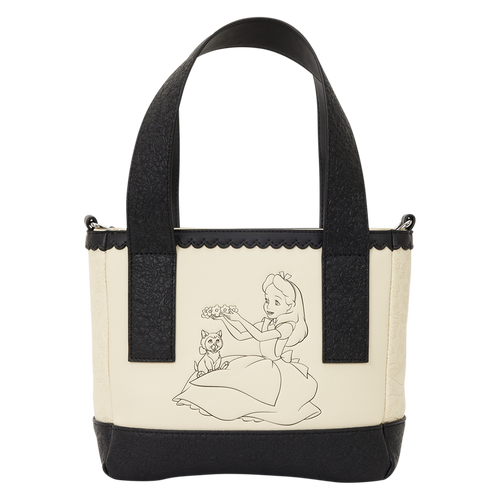 Alice in Wonderland Mini Tote Crossbody Bag - LOUNGEFLY