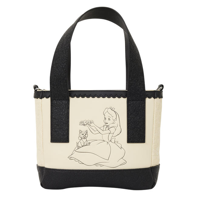 Alice in Wonderland Mini Tote Crossbody Bag - LOUNGEFLY