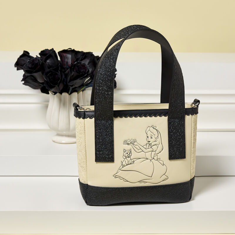 Alice in Wonderland Mini Tote Crossbody Bag - LOUNGEFLY