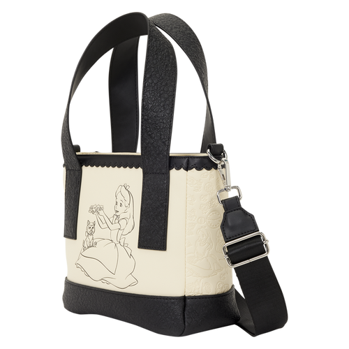 Alice in Wonderland Mini Tote Crossbody Bag - LOUNGEFLY