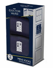 BBC Doctor Who Tardis Mens Socks Gift Set