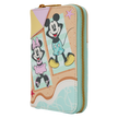 Mickey & Minnie Beach Fun Zip Around Wallet LOUNGFLY