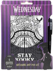 WEDNESDAY NOTEBOOK & PEN SET - QUOTE PEN