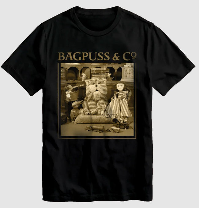 BAGPUSS BLACK T-SHIRT