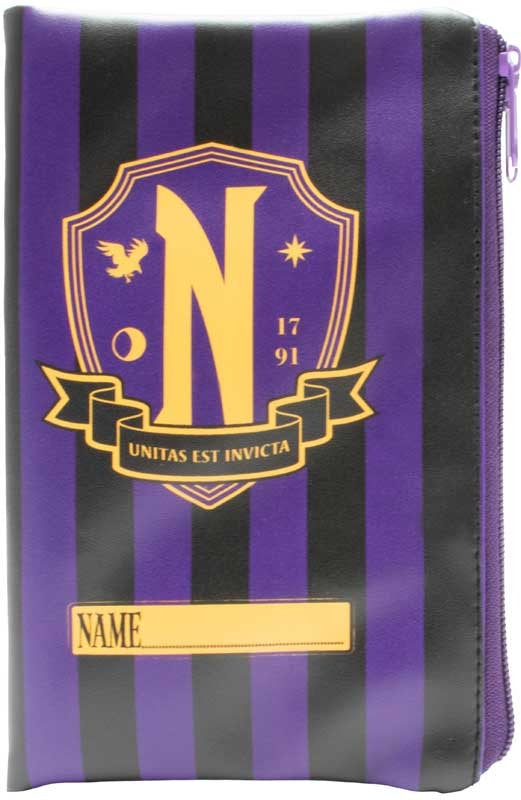 WEDNESDAY PENCIL CASE - NEVERMORE FOLDING BOOK