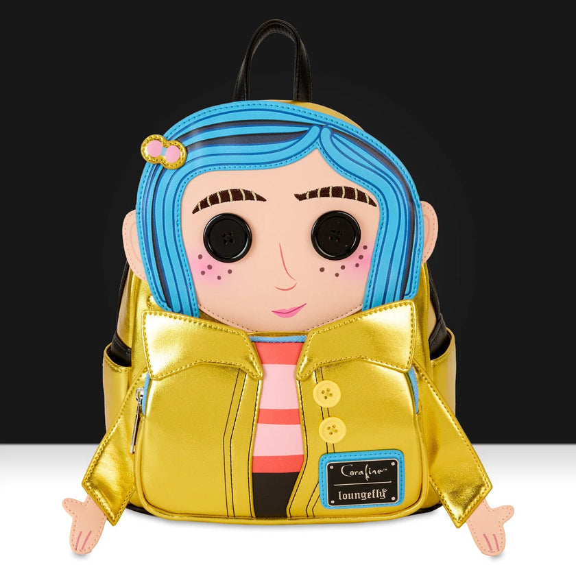 Loungefly x Laika Coraline Doll Cosplay Mini Backpack LOUNGEFLY