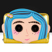 Loungefly x Laika Coraline Doll Cosplay Zip Around Wallet LOUNGEFLY