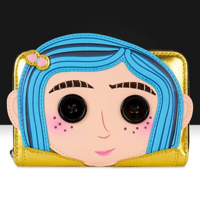 Loungefly x Laika Coraline Doll Cosplay Zip Around Wallet LOUNGEFLY