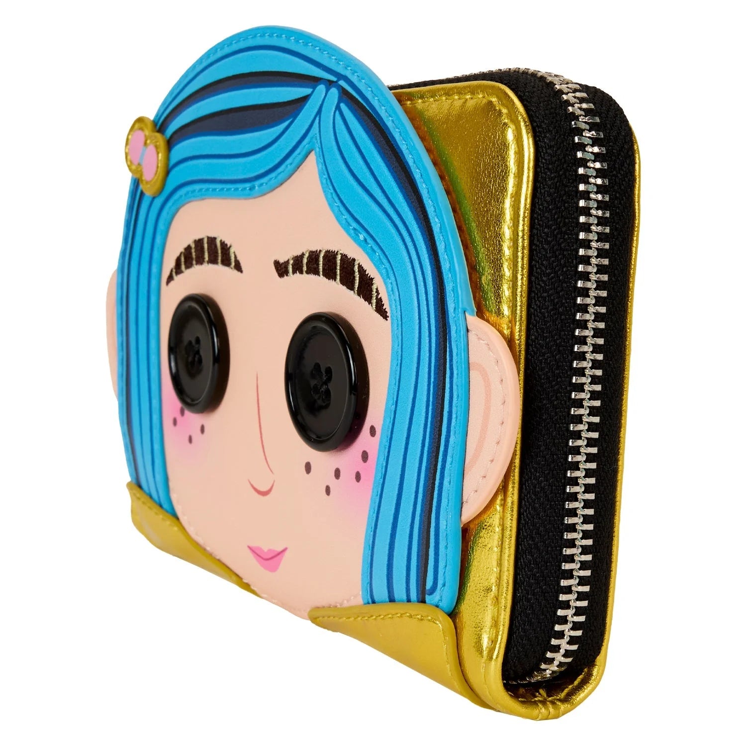 Loungefly x Laika Coraline Doll Cosplay Zip Around Wallet LOUNGEFLY