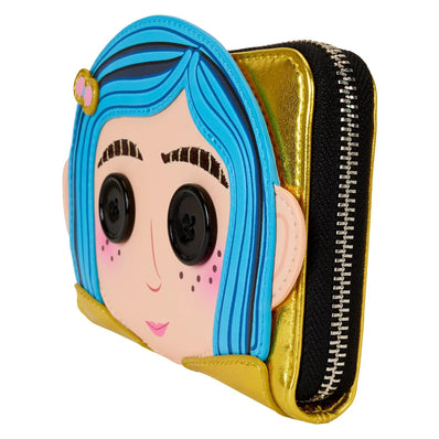 Loungefly x Laika Coraline Doll Cosplay Zip Around Wallet LOUNGEFLY