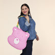 Care Bears Cheer Bear Cosplay Oversized Canvas Tote Bag LOUNGEFLY
