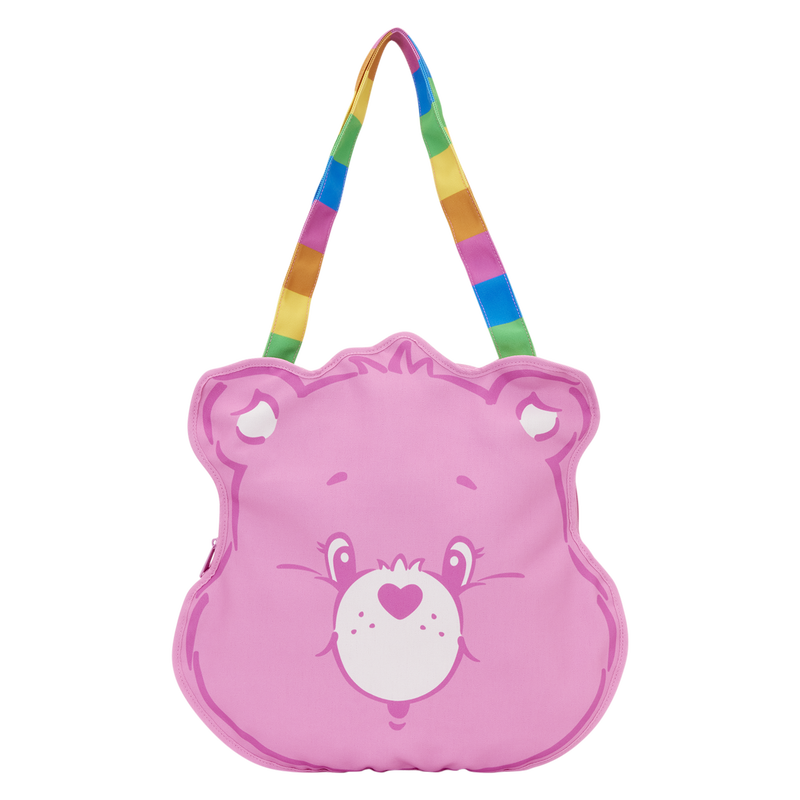 Care Bears Cheer Bear Cosplay Oversized Canvas Tote Bag LOUNGEFLY