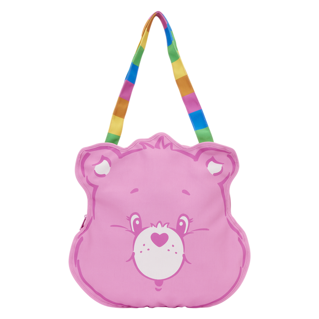 Care Bears Cheer Bear Cosplay Oversized Canvas Tote Bag LOUNGEFLY