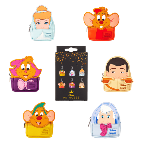 Loungefly - Cinderella 75th Anniversary Cosplay Mystery Mini Backpack Keychain Charm