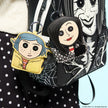 Coraline Cosplay Mystery Mini Backpack Keychain Charm LOUNGEFLY