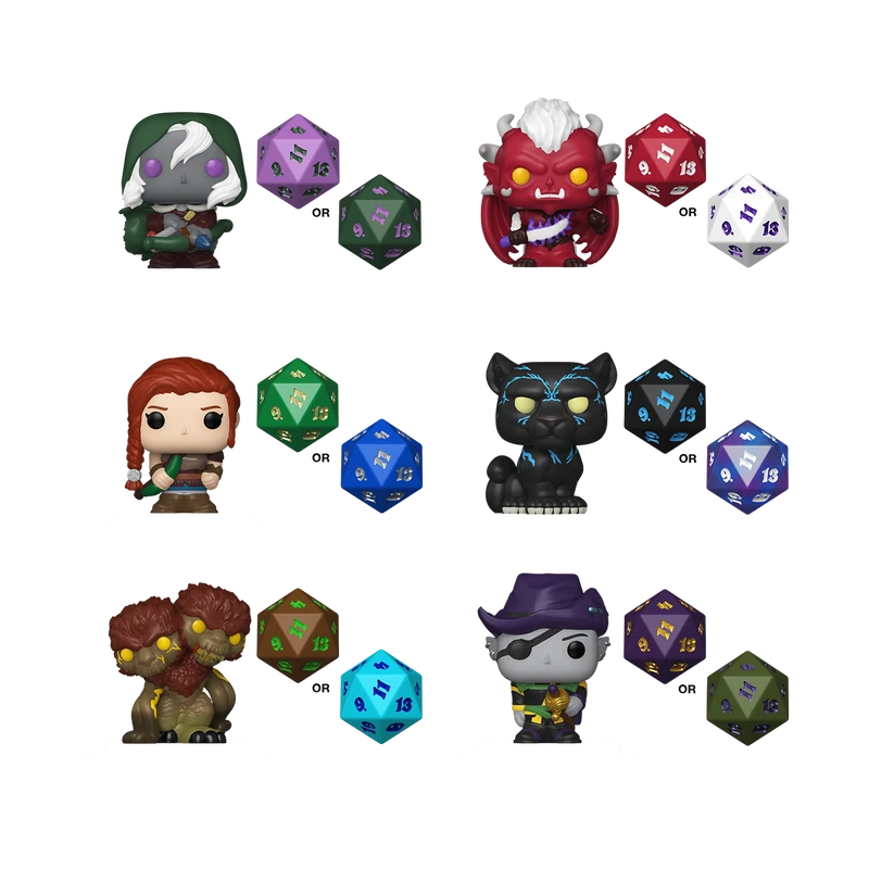 Bitty Pop! & Dice - Dungeons & Dragons