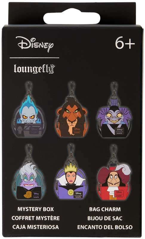 FUNKO LF DISNEY VILLAINS MYSTERY MINI BACKPACK BAG CHARMS LOUNGEFLY