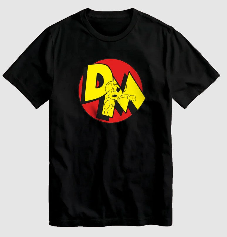 Danger Mouse DM Logo Summer Black T-Shirt