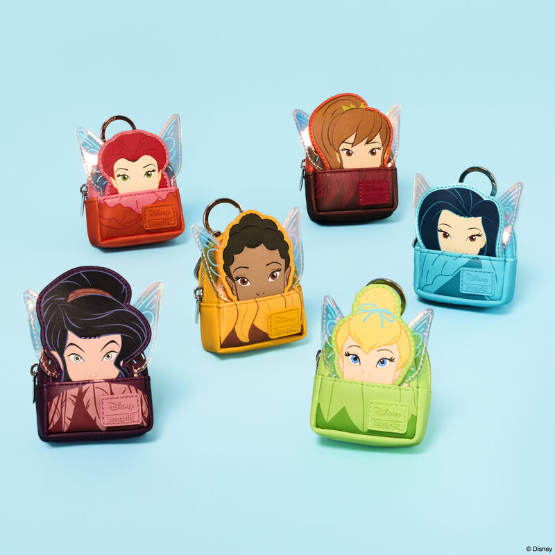 Disney Fairies Cosplay Mystery Mini Backpack Keychain Charm LOUNGEFLY
