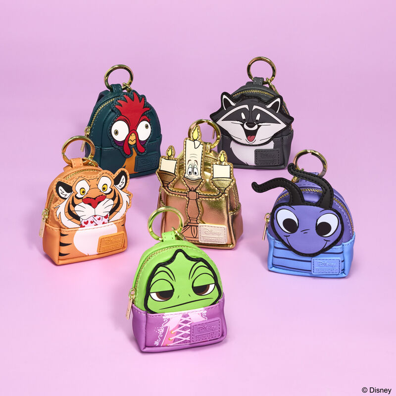 Disney Princess Sidekicks Cosplay Mystery Mini Backpack Keychain Charm LOUNGEFLY