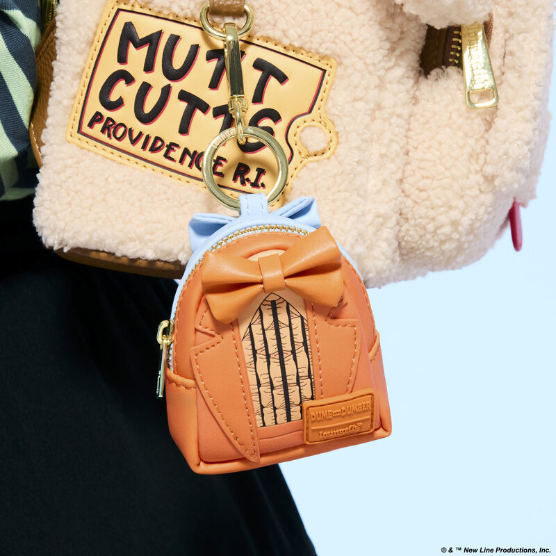 Dumb & Dumber Suit Reversible Cosplay Mini Backpack Keychain Charm LOUNGEFLY