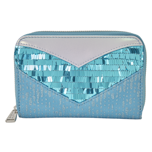 Loungefly -Frozen Princess Elsa Glitter Sequin Zip Around Wallet