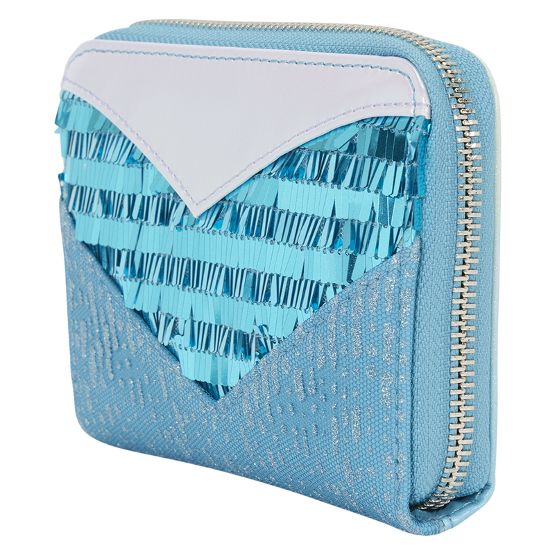 Loungefly -Frozen Princess Elsa Glitter Sequin Zip Around Wallet