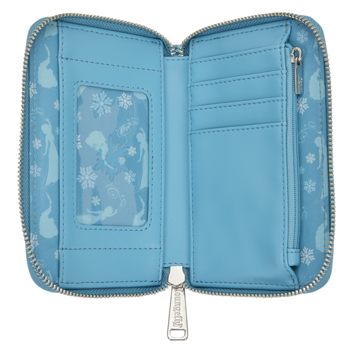Loungefly -Frozen Princess Elsa Glitter Sequin Zip Around Wallet