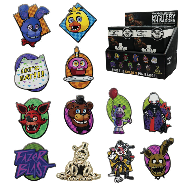 Five Nights at Freddy's Mystery Pin Badge