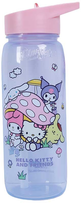 HELLO KITTY & FRIENDS BOTTLE - FLIP TOP - MUSHROOM